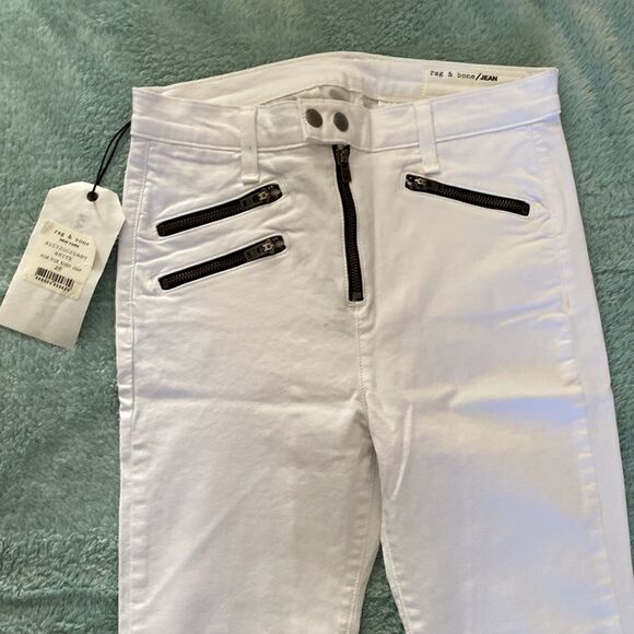 rag & bone High Rise Biker Jeans - Picture 1 of 10